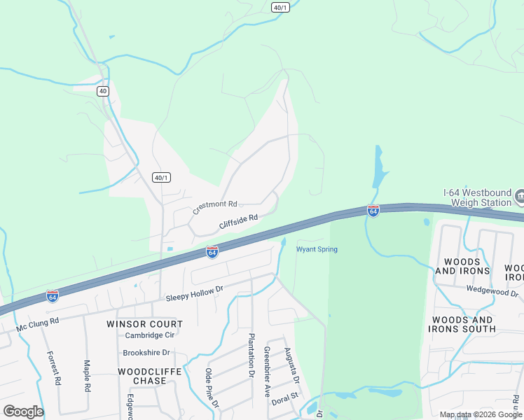 map of restaurants, bars, coffee shops, grocery stores, and more near 370 Crestmont Road in Hurricane