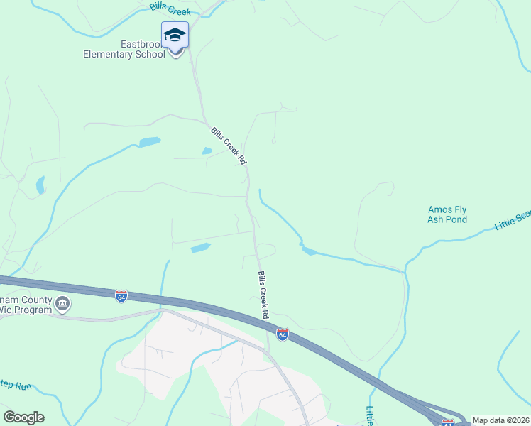 map of restaurants, bars, coffee shops, grocery stores, and more near 2033-2077 Bills Creek Rd in Winfield