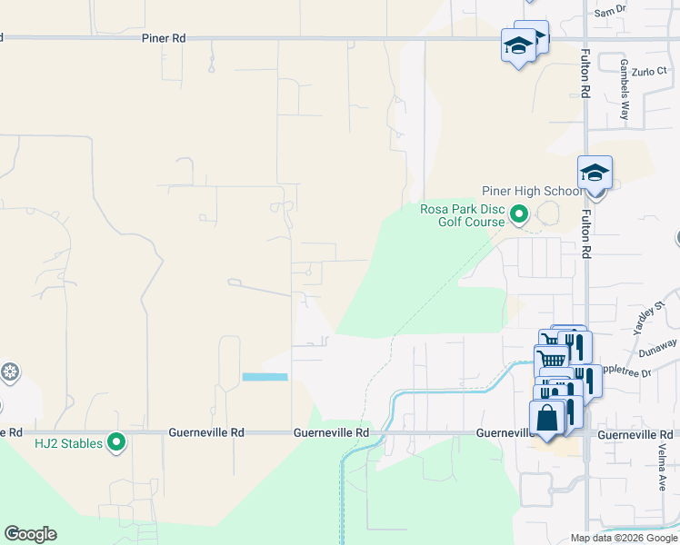 map of restaurants, bars, coffee shops, grocery stores, and more near 1626 Abramson Road in Santa Rosa