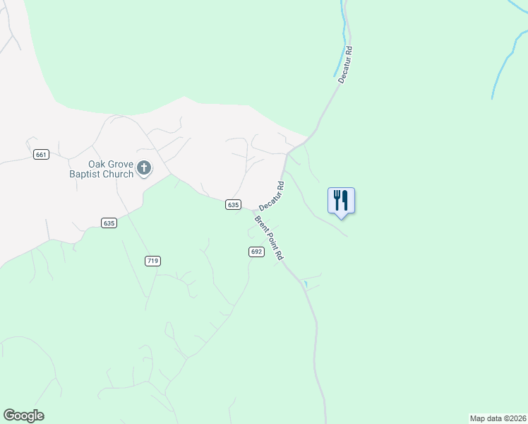 map of restaurants, bars, coffee shops, grocery stores, and more near 5 Brent Point Road in Stafford