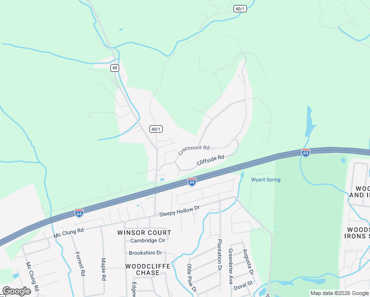 map of restaurants, bars, coffee shops, grocery stores, and more near 224 Crestmont Rd in Hurricane