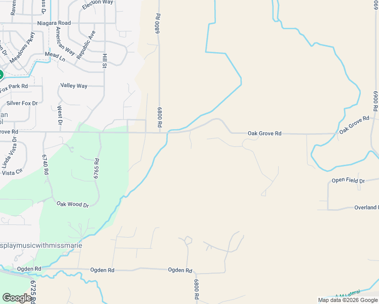 map of restaurants, bars, coffee shops, grocery stores, and more near 68128 E Oak Grove Rd in Montrose