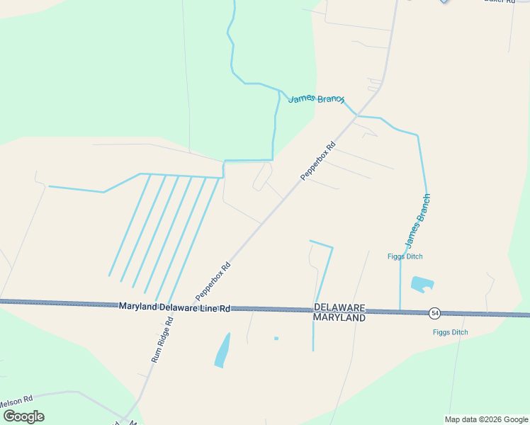 map of restaurants, bars, coffee shops, grocery stores, and more near 38592 Elliotts Lane in Delmar