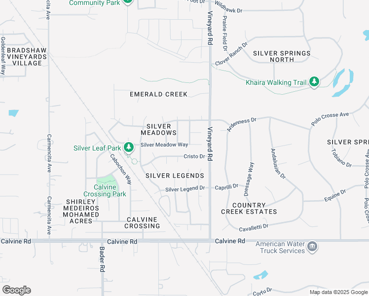 map of restaurants, bars, coffee shops, grocery stores, and more near 10065 Cristo Drive in Sacramento