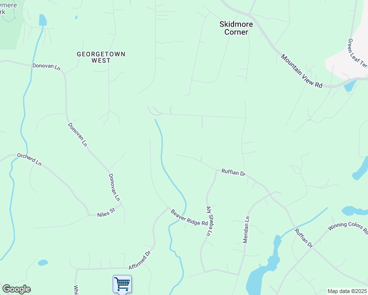 map of restaurants, bars, coffee shops, grocery stores, and more near 38 Ruffian Drive in Stafford