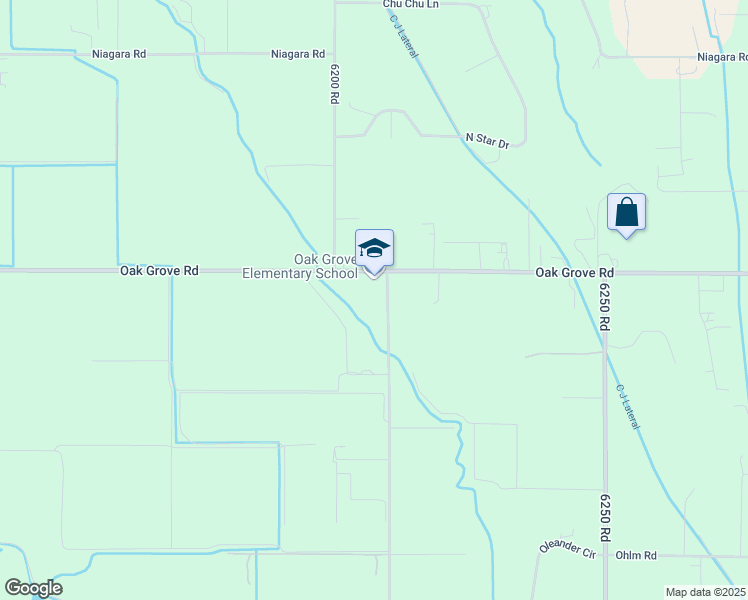 map of restaurants, bars, coffee shops, grocery stores, and more near 62100 Oak Grove Road in Montrose