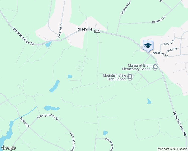 map of restaurants, bars, coffee shops, grocery stores, and more near 22 Tolson Lane in Stafford