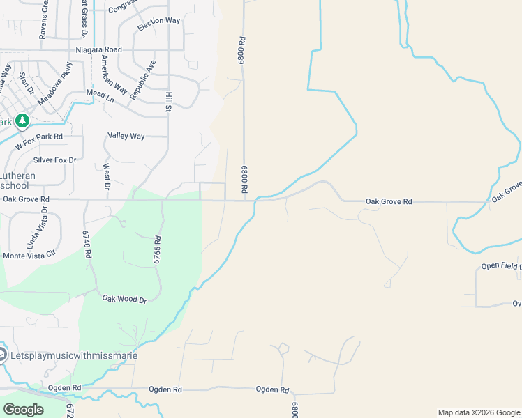 map of restaurants, bars, coffee shops, grocery stores, and more near 68128 East Oak Grove Road in Montrose