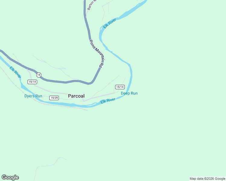 map of restaurants, bars, coffee shops, grocery stores, and more near 417 Parcoal Road in Webster Springs