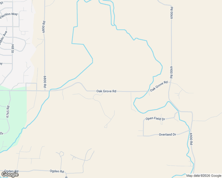 map of restaurants, bars, coffee shops, grocery stores, and more near 68667 East Oak Grove Road in Montrose