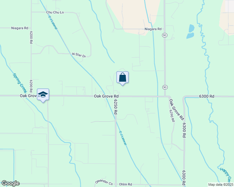 map of restaurants, bars, coffee shops, grocery stores, and more near 16017 6250 Rd in Montrose