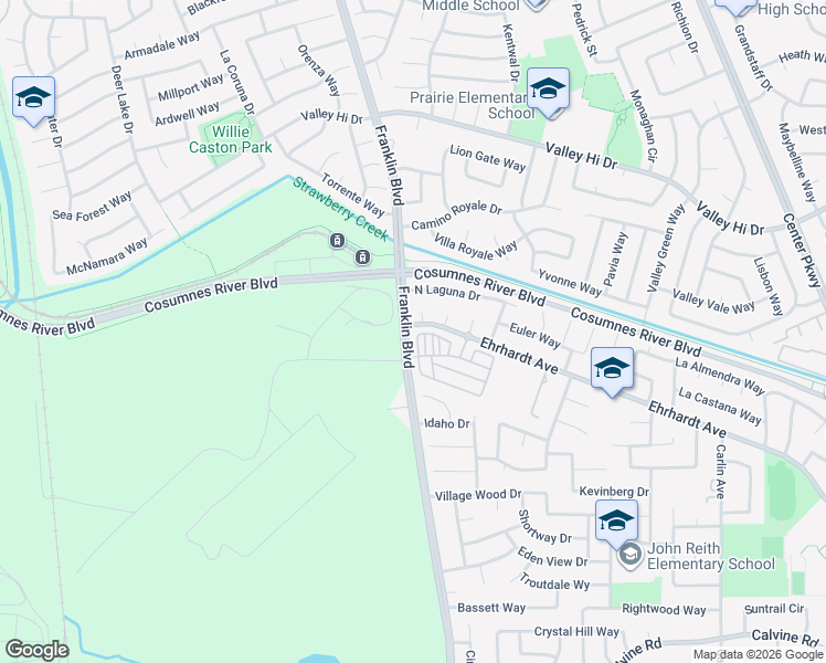 map of restaurants, bars, coffee shops, grocery stores, and more near in Sacramento