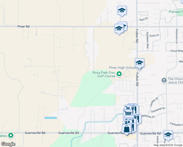 map of restaurants, bars, coffee shops, grocery stores, and more near 1751 Paradise Lane in Santa Rosa