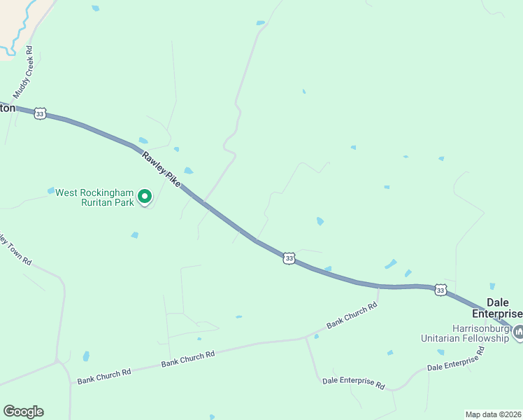 map of restaurants, bars, coffee shops, grocery stores, and more near 5017 Rawley Pike in Harrisonburg