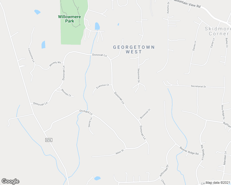 map of restaurants, bars, coffee shops, grocery stores, and more near Donovan Lane in Stafford