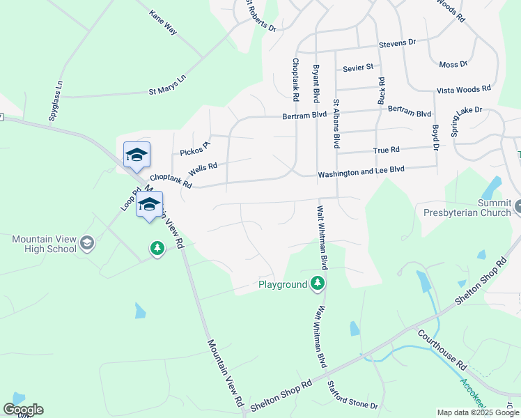 map of restaurants, bars, coffee shops, grocery stores, and more near 27 Montgomery Drive in Stafford