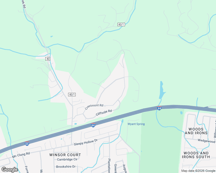 map of restaurants, bars, coffee shops, grocery stores, and more near 1017 Cresmo in Hurricane
