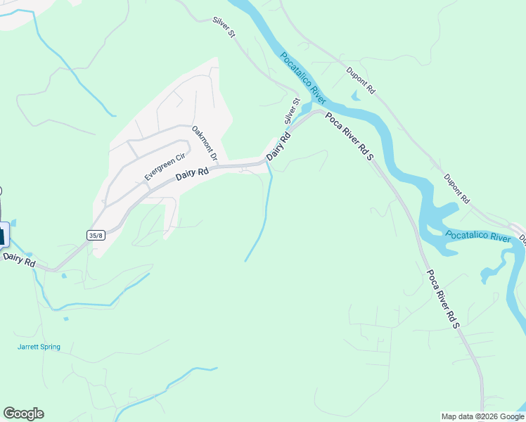 map of restaurants, bars, coffee shops, grocery stores, and more near 978 Dairy Rd in Poca
