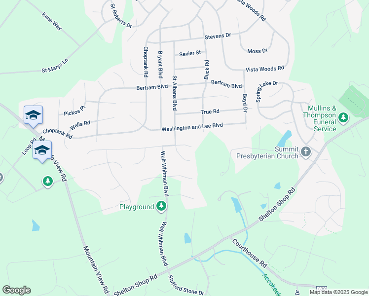 map of restaurants, bars, coffee shops, grocery stores, and more near 4 Twain Court in Stafford