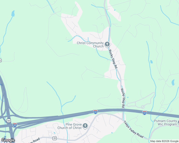 map of restaurants, bars, coffee shops, grocery stores, and more near 357 Country Cove Estates in Putnam County