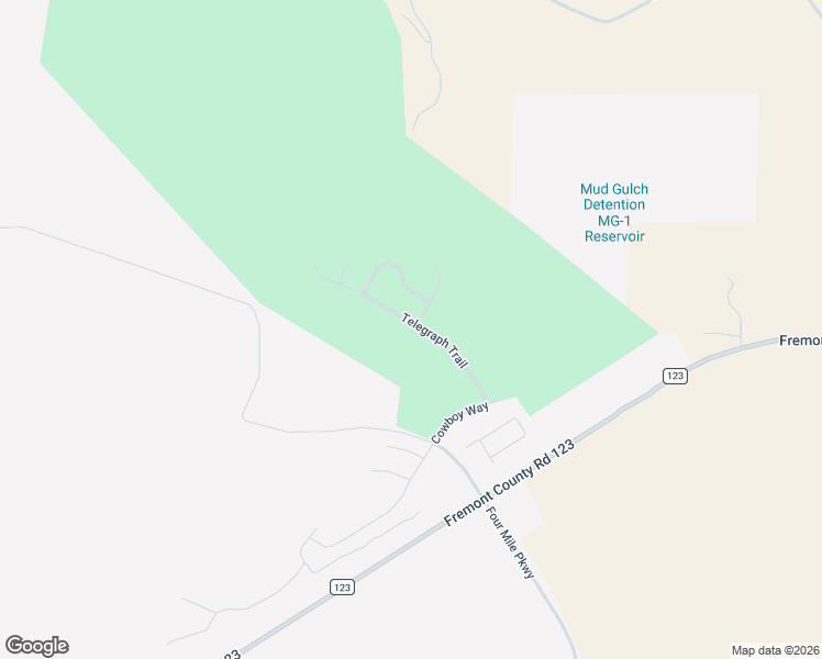 map of restaurants, bars, coffee shops, grocery stores, and more near 3568 Telegraph Trail in Cañon City