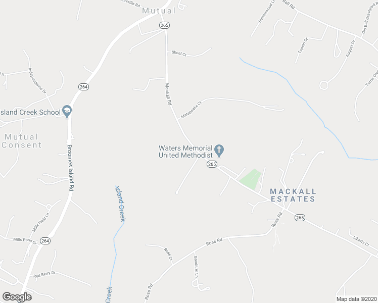 map of restaurants, bars, coffee shops, grocery stores, and more near 5255 Mackall Road in Saint Leonard