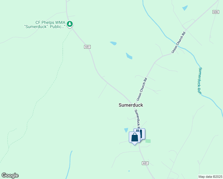 map of restaurants, bars, coffee shops, grocery stores, and more near 5483 Sumerduck Road in Sumerduck
