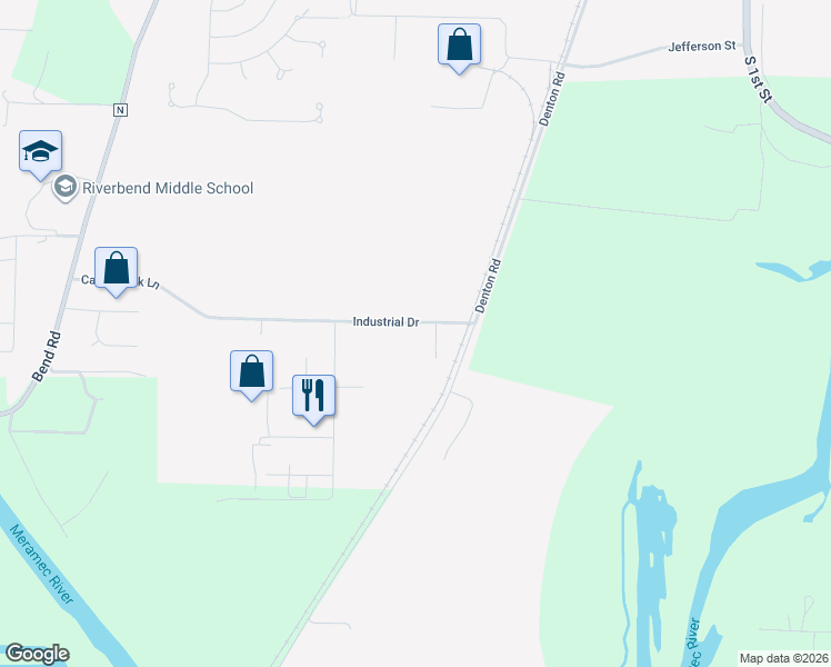 map of restaurants, bars, coffee shops, grocery stores, and more near 2325 Husky Way in Pacific