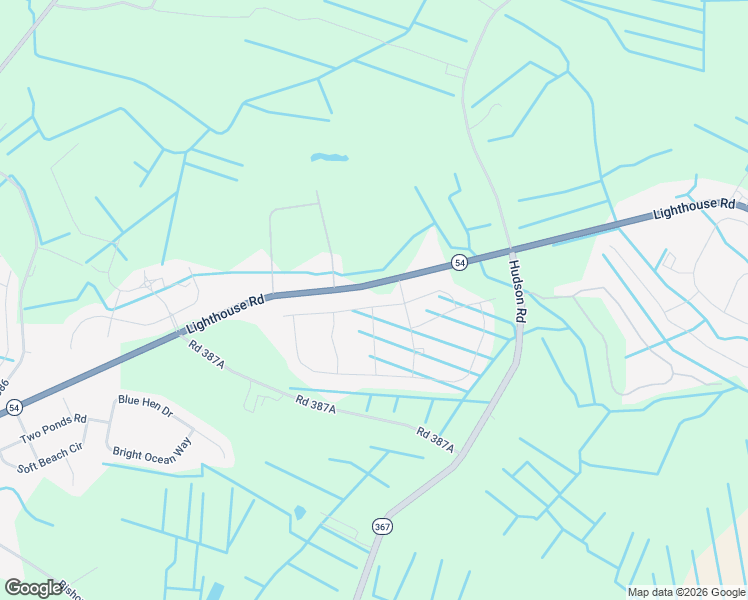 map of restaurants, bars, coffee shops, grocery stores, and more near 23077 Corsair Drive in Selbyville