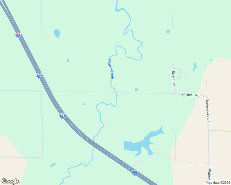 map of restaurants, bars, coffee shops, grocery stores, and more near 7760 Hickcan Road in Okawville