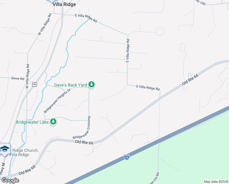 map of restaurants, bars, coffee shops, grocery stores, and more near 8 Dover Lane in Villa Ridge