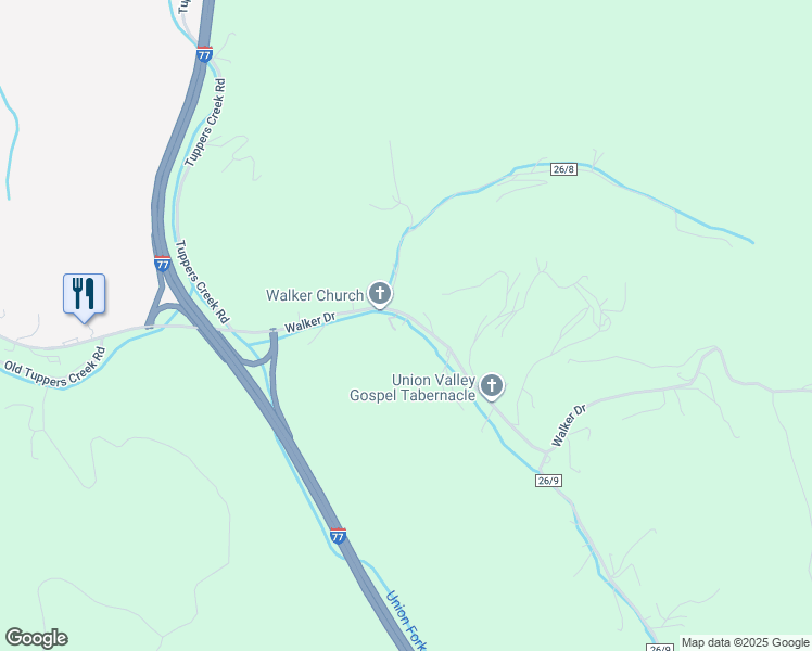 map of restaurants, bars, coffee shops, grocery stores, and more near 1390 Walker Drive in Charleston