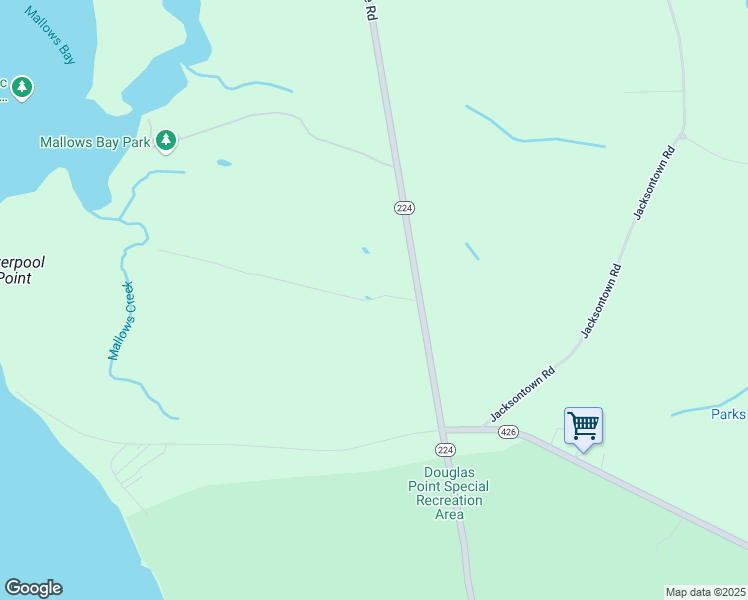 map of restaurants, bars, coffee shops, grocery stores, and more near 1740 Green Manor Drive in Nanjemoy