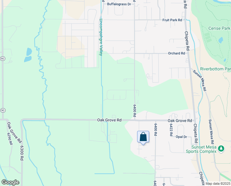 map of restaurants, bars, coffee shops, grocery stores, and more near 63878 Nancy Way in Montrose