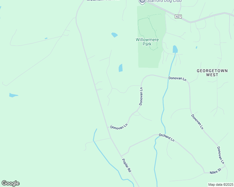 map of restaurants, bars, coffee shops, grocery stores, and more near 25 Waverly Way in Stafford