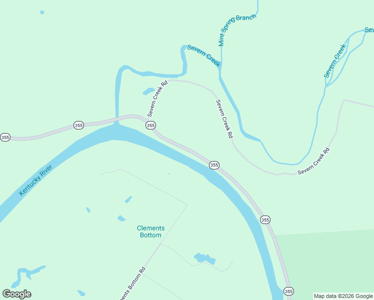 map of restaurants, bars, coffee shops, grocery stores, and more near 3105 Gratz Road in Owenton