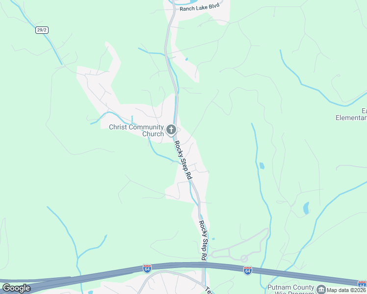 map of restaurants, bars, coffee shops, grocery stores, and more near 618 Rocky Step Road in Scott Depot