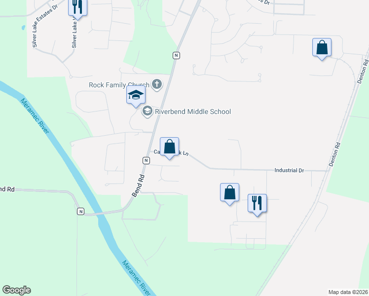map of restaurants, bars, coffee shops, grocery stores, and more near 211 Candlewick Lane in Pacific