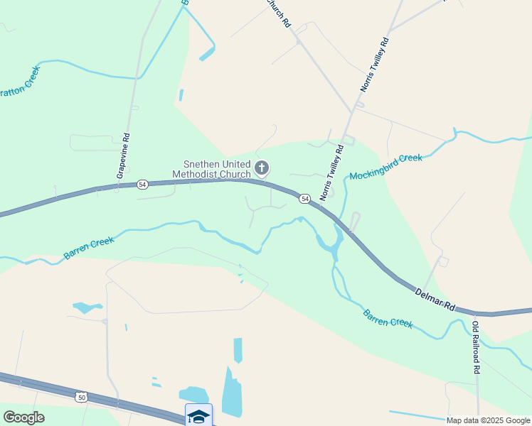 map of restaurants, bars, coffee shops, grocery stores, and more near 25964 Kildee Run in Mardela Springs