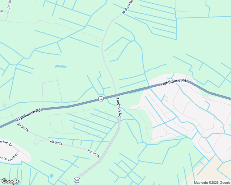 map of restaurants, bars, coffee shops, grocery stores, and more near 37116 Road 387 in Selbyville
