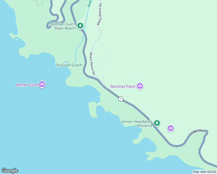 map of restaurants, bars, coffee shops, grocery stores, and more near in Jenner