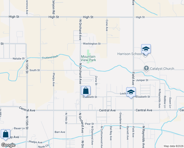 map of restaurants, bars, coffee shops, grocery stores, and more near 894 Zona St in Cañon City