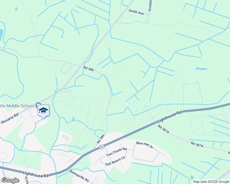 map of restaurants, bars, coffee shops, grocery stores, and more near 9103 Golden Pond Court in Selbyville
