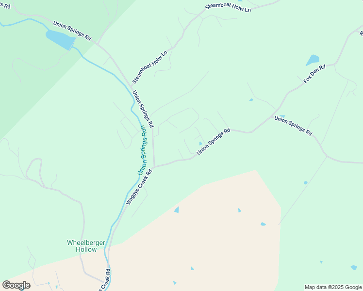 map of restaurants, bars, coffee shops, grocery stores, and more near Ridge Top Lane in Dayton