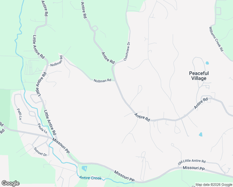 map of restaurants, bars, coffee shops, grocery stores, and more near 6240 Antire Road in High Ridge
