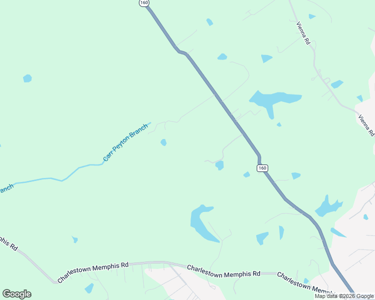 map of restaurants, bars, coffee shops, grocery stores, and more near 1417 Indiana 160 in Charlestown