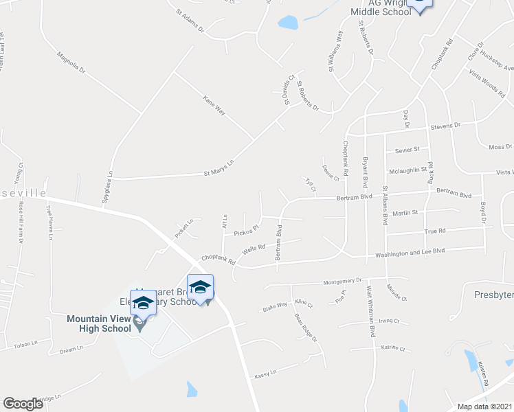map of restaurants, bars, coffee shops, grocery stores, and more near 15 Pickos Place in Stafford