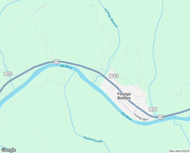 map of restaurants, bars, coffee shops, grocery stores, and more near 5318 Savannah Lane in Elkview