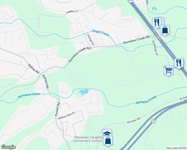 map of restaurants, bars, coffee shops, grocery stores, and more near 502 Niswonger Drive in Fenton
