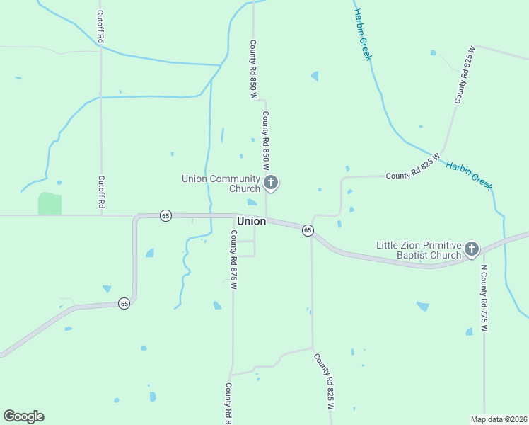 map of restaurants, bars, coffee shops, grocery stores, and more near 2901-2941 North Co Road 850 West in Hazleton